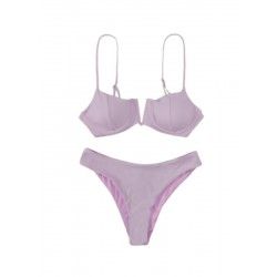 Sesilia Rib Purple Bikini...
